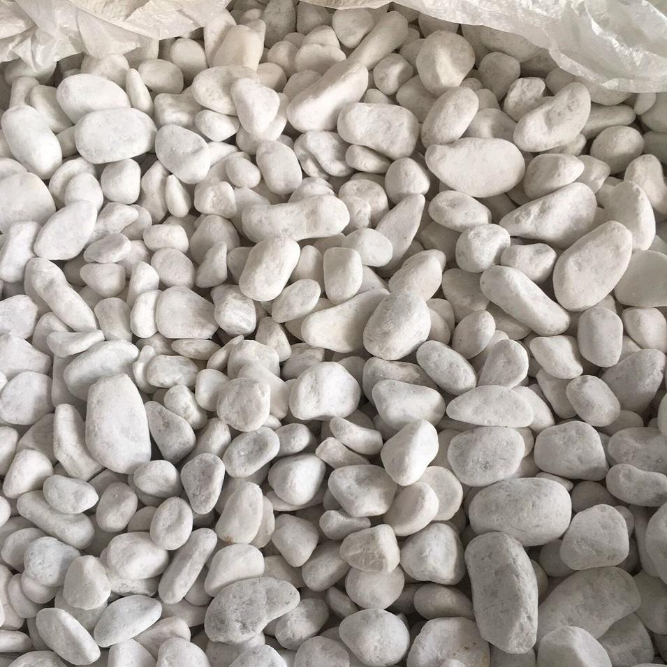 Pebble stone river stone gravel white color for landscape stone pavers