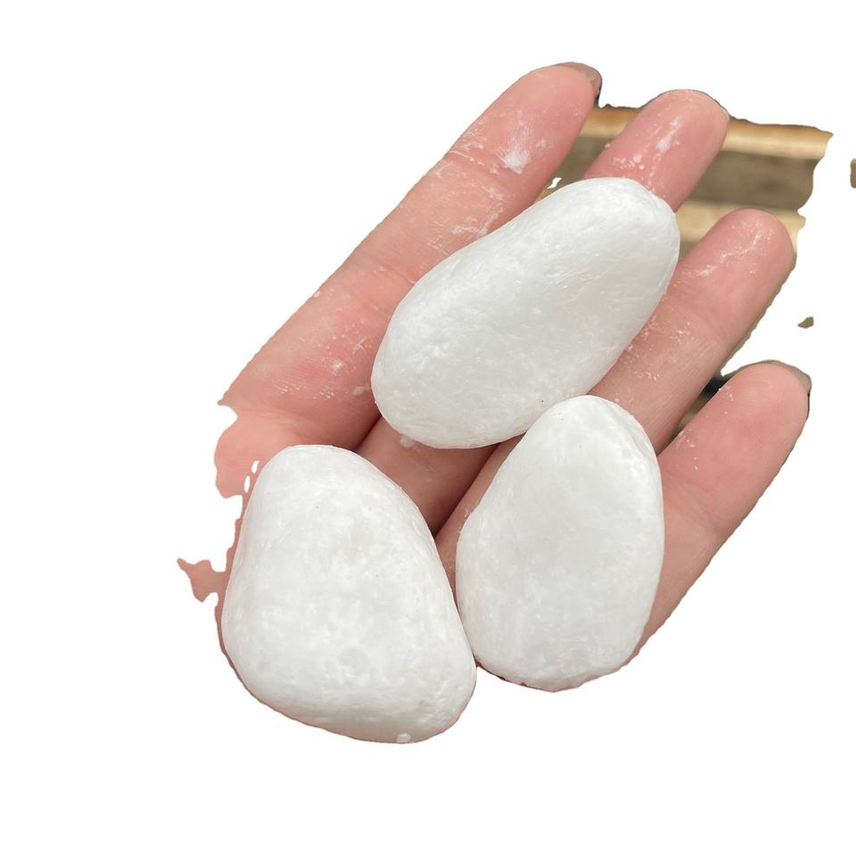 White Stone Pebble Gravel Rock for Landscape Water Pool Garden Home Vietnam Supplier