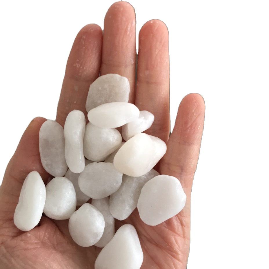 Tumbled White Stone Rocks Pebble Gravel Stones Vietnam Supplier