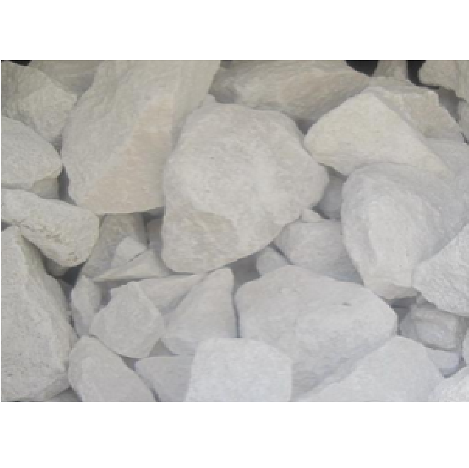Vietnam Company's Industrial Design White Limestone Lump Polished Surface Finish Block Powder Stone Forms Directly Made Viet Nam