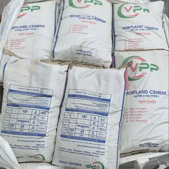High Quality Vietnam Portland Cement 40kg and 50kg Per Bag Export to Vanuatu