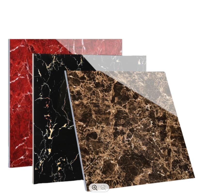 Gạch lát sàn men sứ màu đen 60cm x 60cm