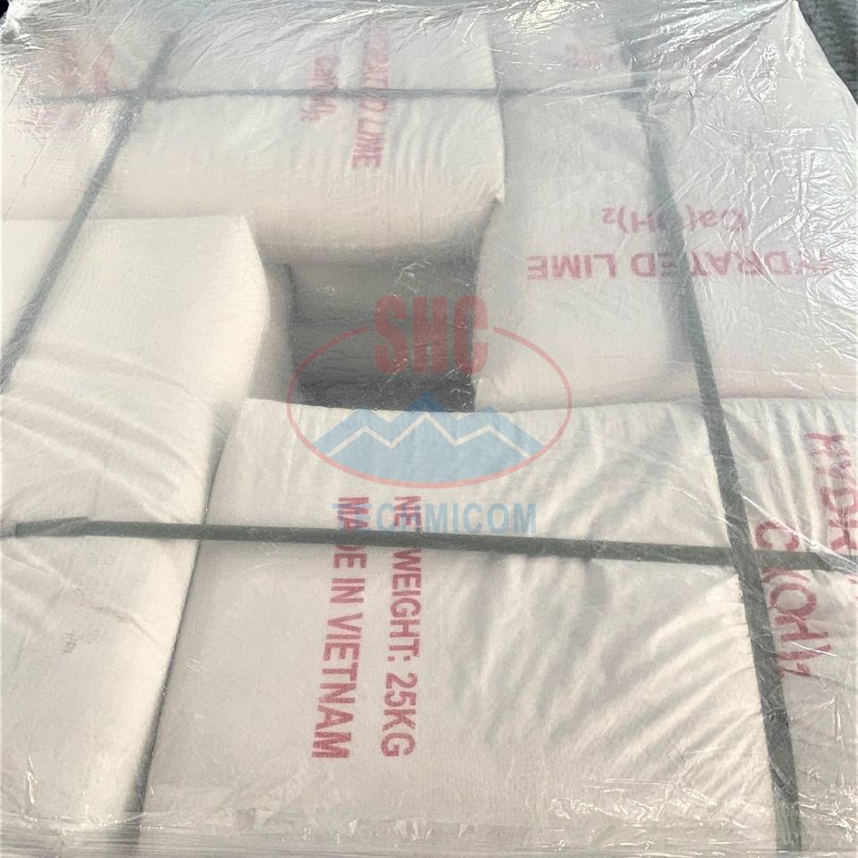 Hydrated Lime Slaked Lime Powder 325 Mesh 96% Ca(OH)2 High Purity for Water Treatment