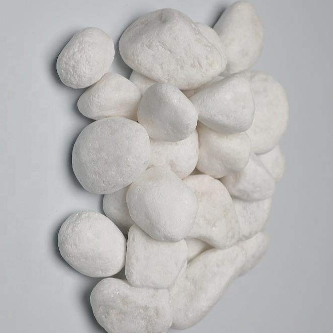 Vietnam Supplies Cheap Price Best Quality Landscape Pebble Snow White Pebble Stone in Cobbles & Pebbles