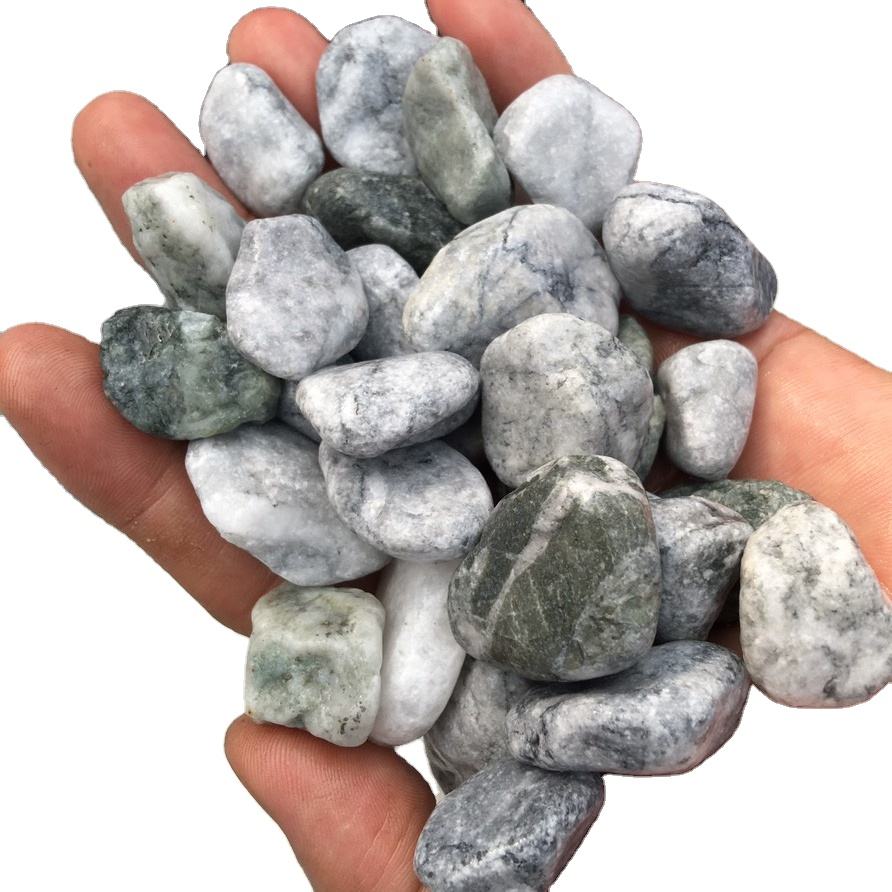 Best Choice Gray Pebbles Stone Tumbled Rocks Stone for Landscape Rocks