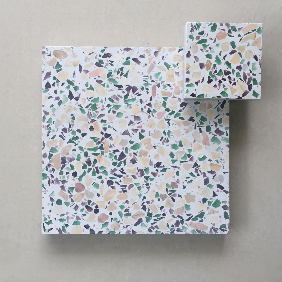 Gạch terrazzo xi măng trắng chất lượng cao giá rẻ bán chạy