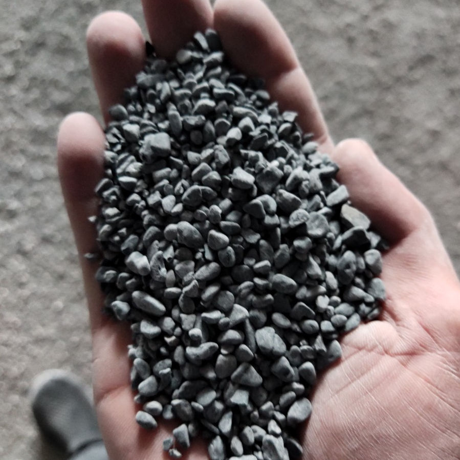 Black Tumbled Stones From Vietnam Natural Stone Pebble Gravel in Miniature Size