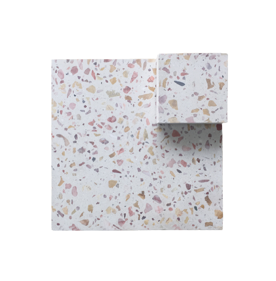 Mặt bàn phòng tắm Terrazzo màu và họa tiết tùy chỉnh, đá nhân tạo