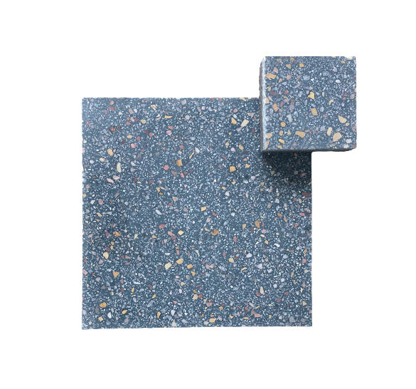 Mặt bàn nhà tắm Terrazzo màu và họa tiết tùy chỉnh, đá nhân tạo