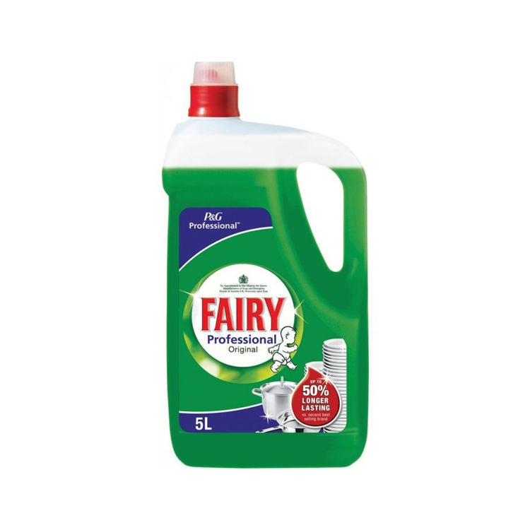Nước rửa chén Fairy 5L công thức xả nhanh và không cặn