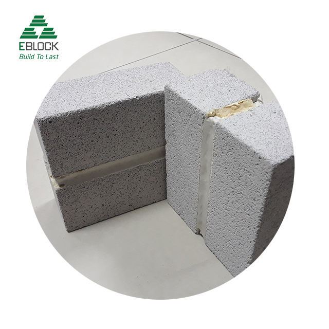 Khối bê tông khí chưng áp bền, độ xốp cao EBLOCK AAC