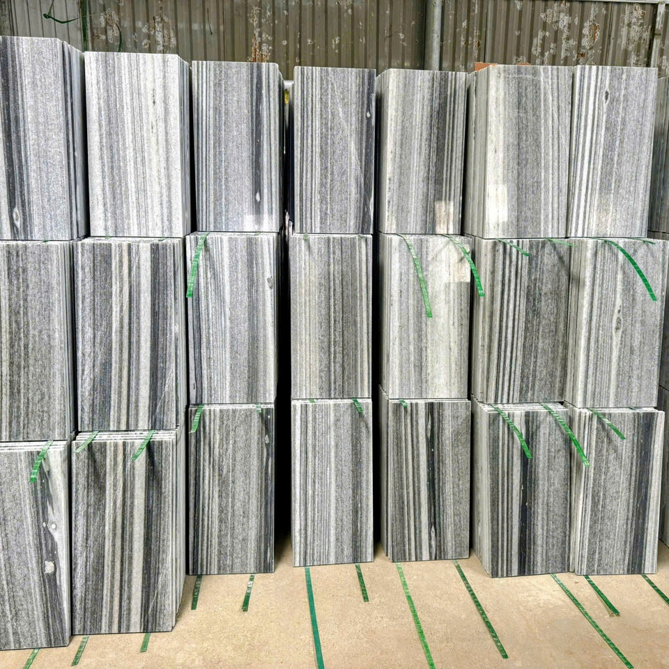 Gạch MOSAIC Bể Bơi Đá Marble Xám Đậm Bóng Mịn Giá Gốc Nhà Máy Việt Nam