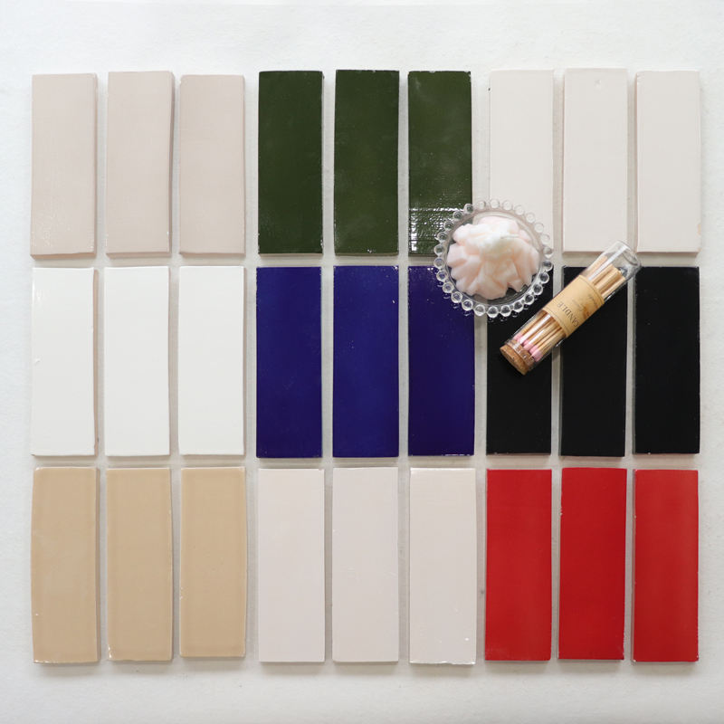 Gạch ốp tường gốm sứ thủ công thiết kế mộc mạc