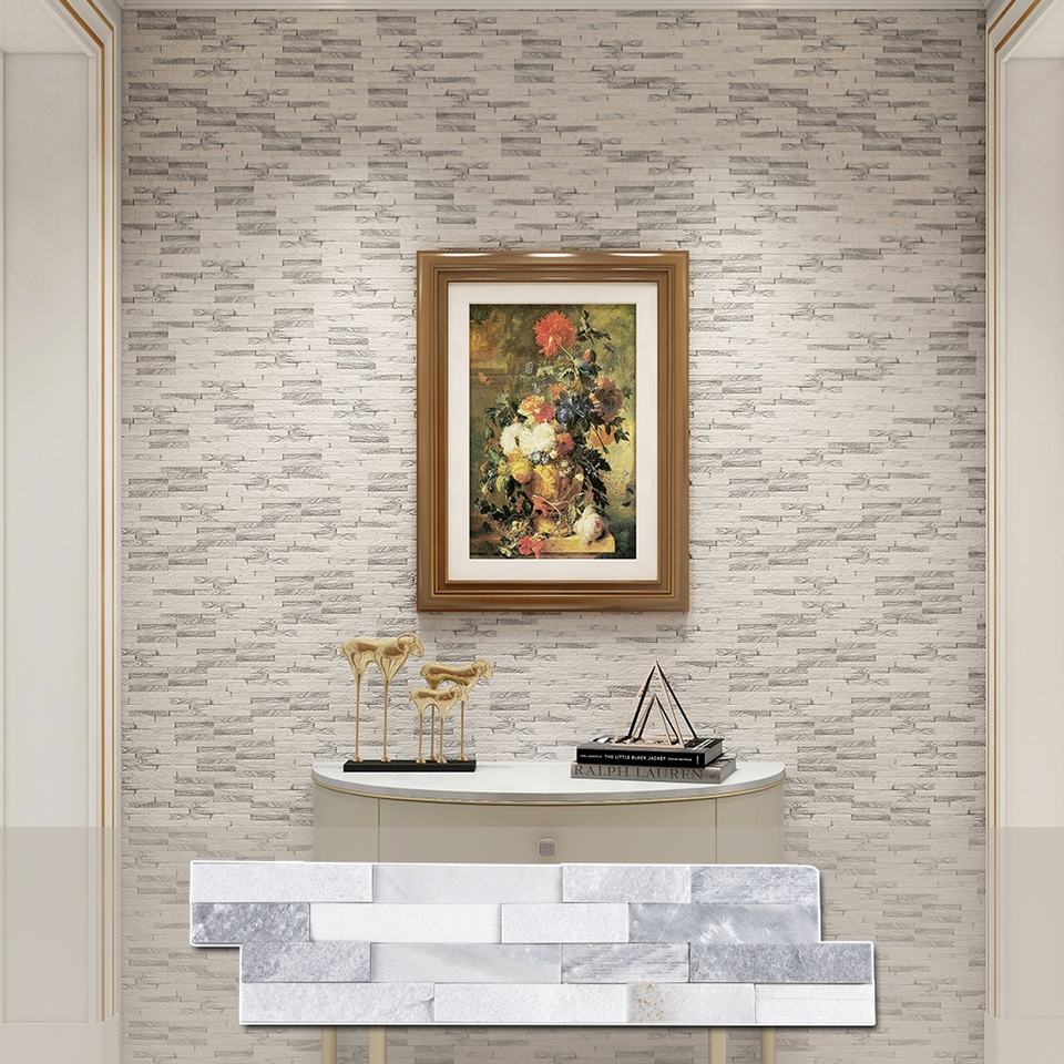 Đá ốp tường Glory Grey 600*150mm