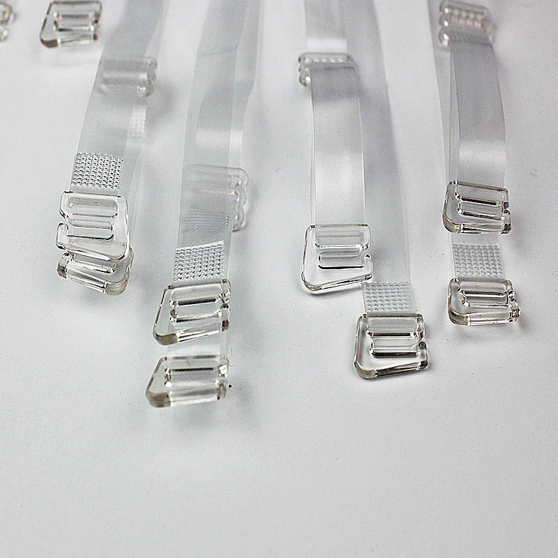Phụ kiện đồ bơi bán sỉ Dây vai áo ngực TPU trong suốt, co giãn, có thể điều chỉnh, tháo rời