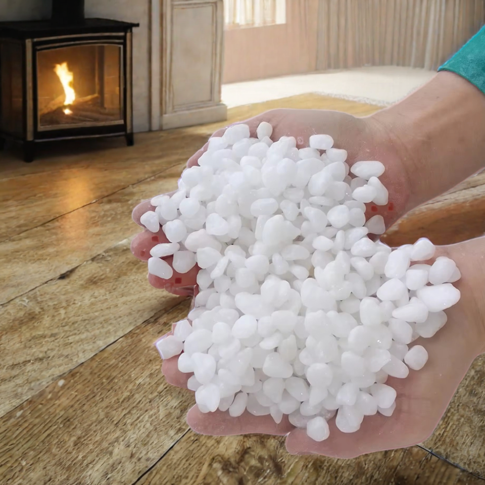 White Pebble Stone Cobble Stone Viet Nam Gravel Natural White Stone