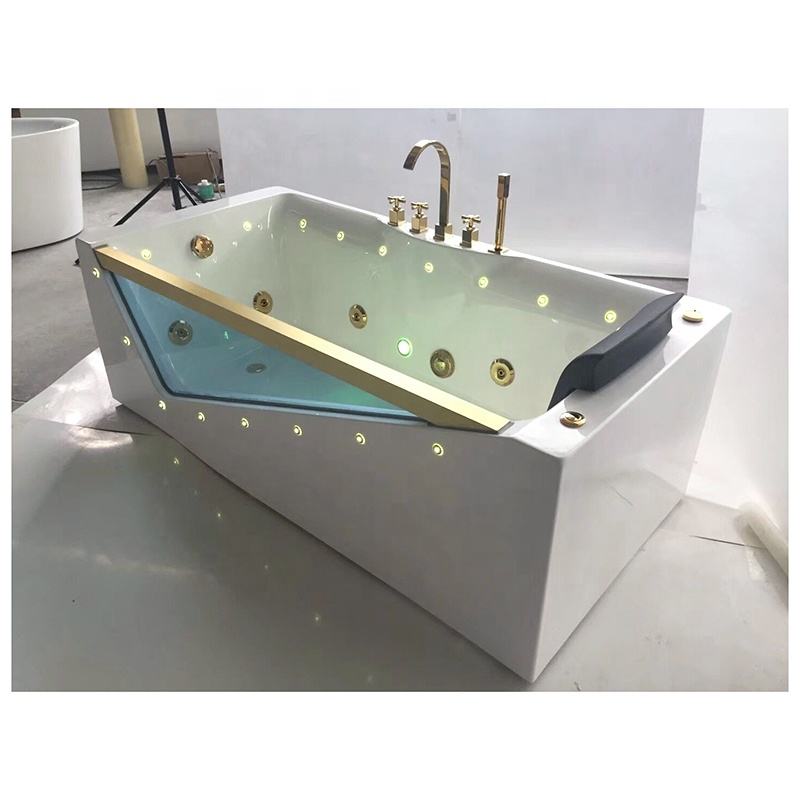 Bồn Tắm Một Người Sang Trọng Đặt Độc Lập Giá Rẻ Nước Nóng Sục Khí Thủy Lực Massage