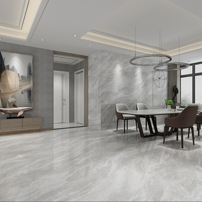 Gạch men sứ bóng cao cấp mạ kim loại 800x800mm