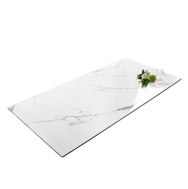 Gạch lát nền sứ khổ lớn mầu trắng vân đá cẩm thạch Aristone