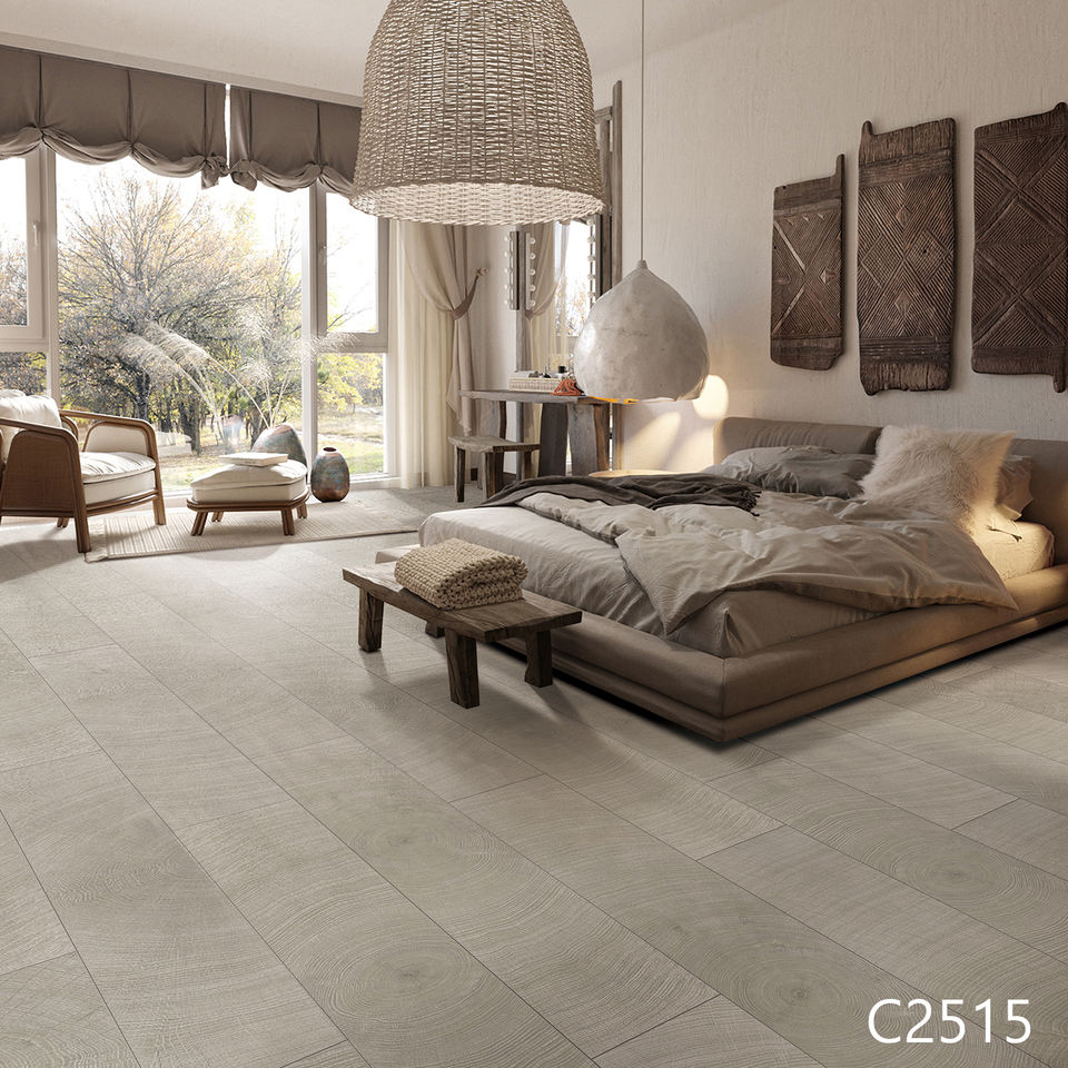 Gạch men trang trí hiệu vân gỗ, kích thước 250x1500, dùng lát sàn