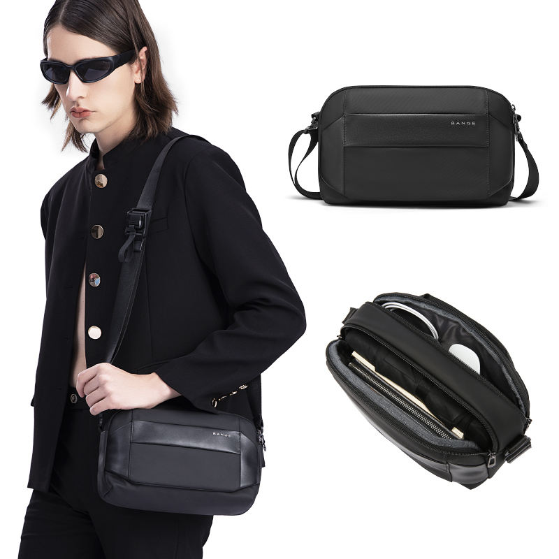 Bange Túi Đeo Chéo Đeo Vai Nam Nylon Chống Nước Chống Trộm Thiết Kế Mới Tùy Chỉnh Bán Sỉ