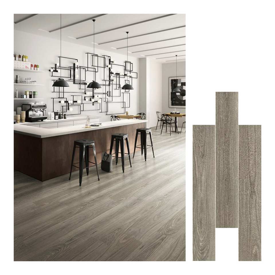Gạch lát nền sứ đồng chất giả gỗ 1200x200mm phòng khách phòng ngủ trong nhà