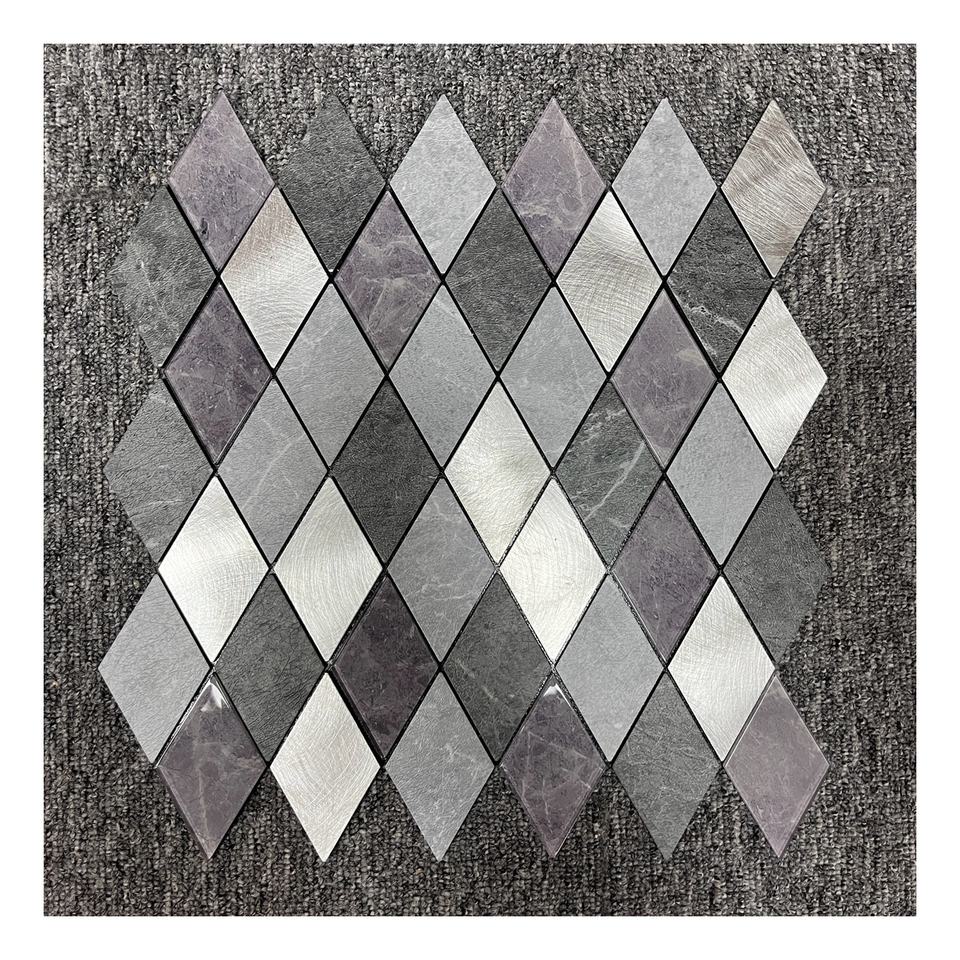 Tấm ốp tường kim loại tự dán chống thấm nước sang trọng trang trí nội thất