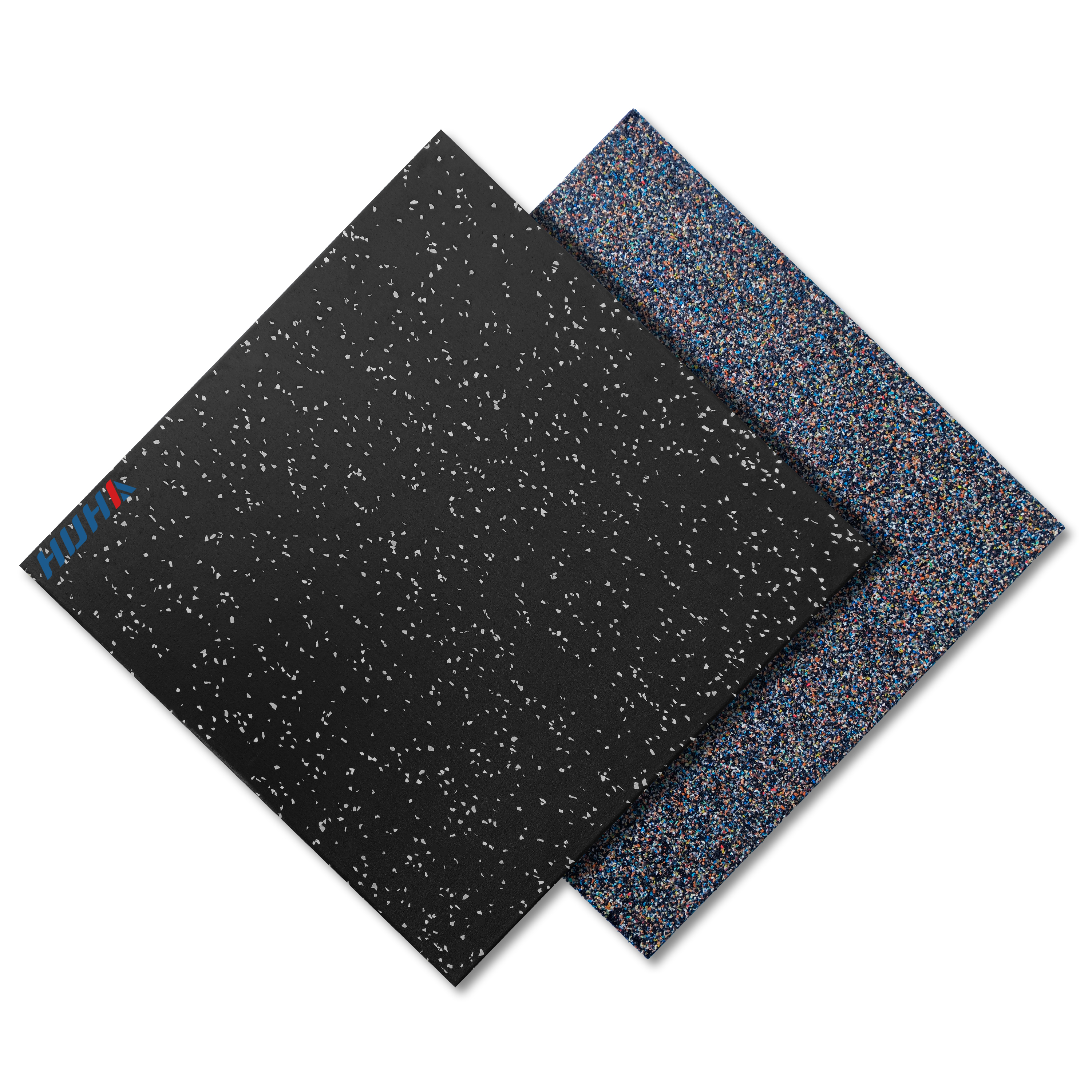 Tấm lót sàn cao su tập tạ đàn hồi HUHA