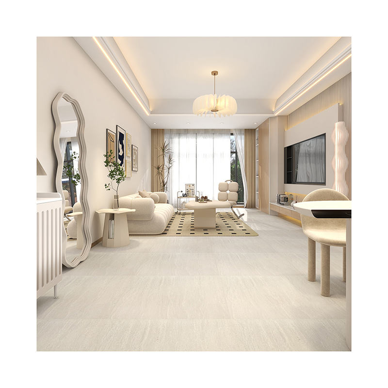 Đá Travertine Hiện Đại Giá Tốt Nhất Cho Khách Sạn Biệt Thự Mẫu 800*800mm Cho Tường Sàn Nội Ngoại Thất Sứ Ngoài Trời T