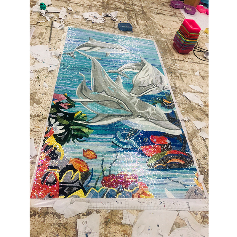 Gạch MOSAIC Hồ Bơi Gốm Sứ Hiện Đại Chống Trơn Ngoài Trời