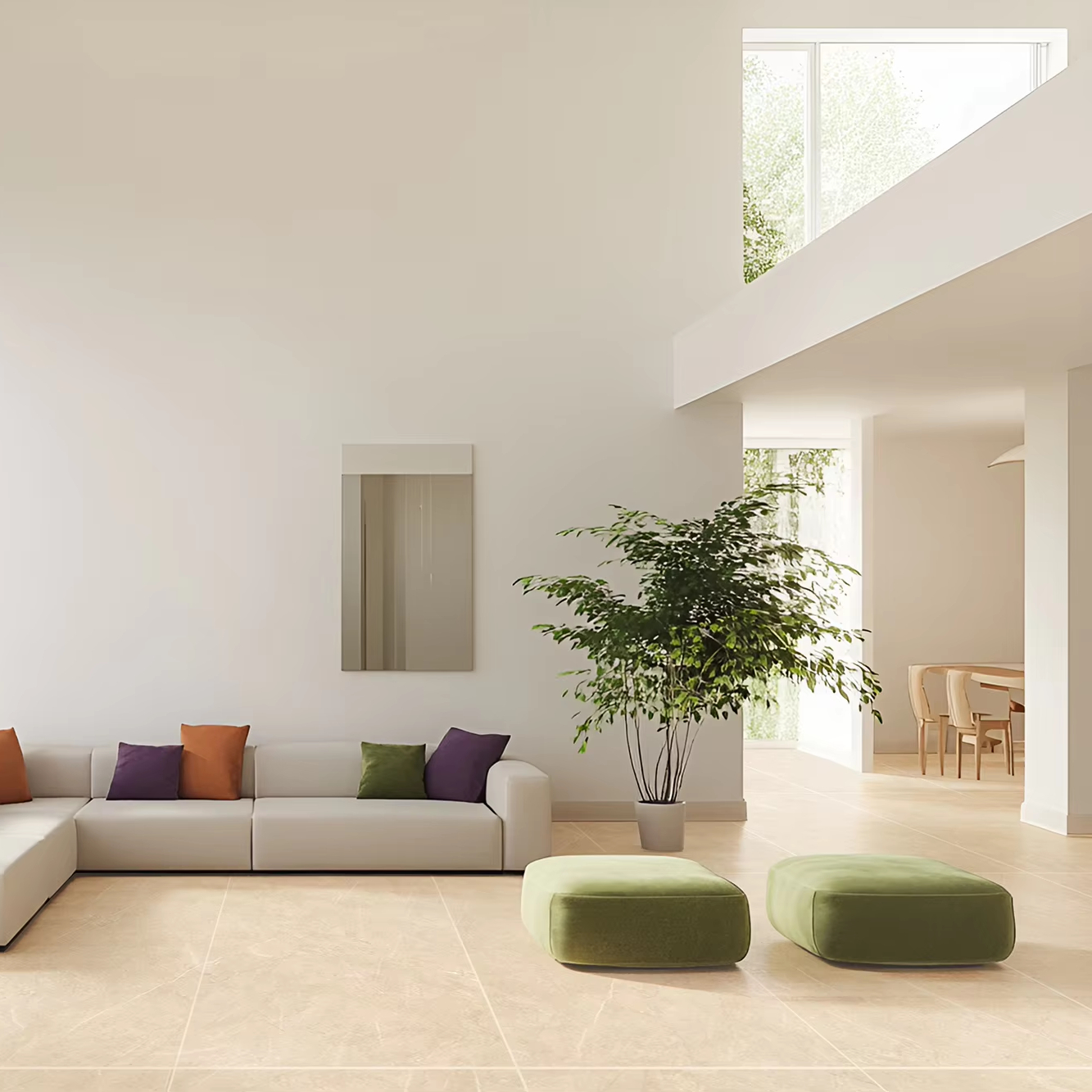 Gạch bóng khổ lớn 900x1800, gạch men bóng toàn phần, gạch lát nền giả đá cẩm thạch