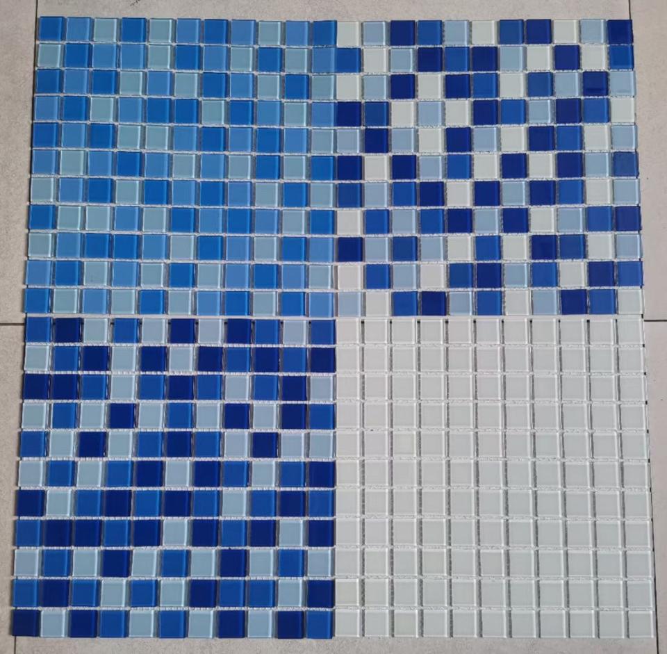 Gạch Lát Hồ Bơi Dành Cho Khu Vệ Sinh Chống Trượt Ngoài Trời Dạng Mosaic Giá Rẻ Để Trang Trí Hồ Bơi