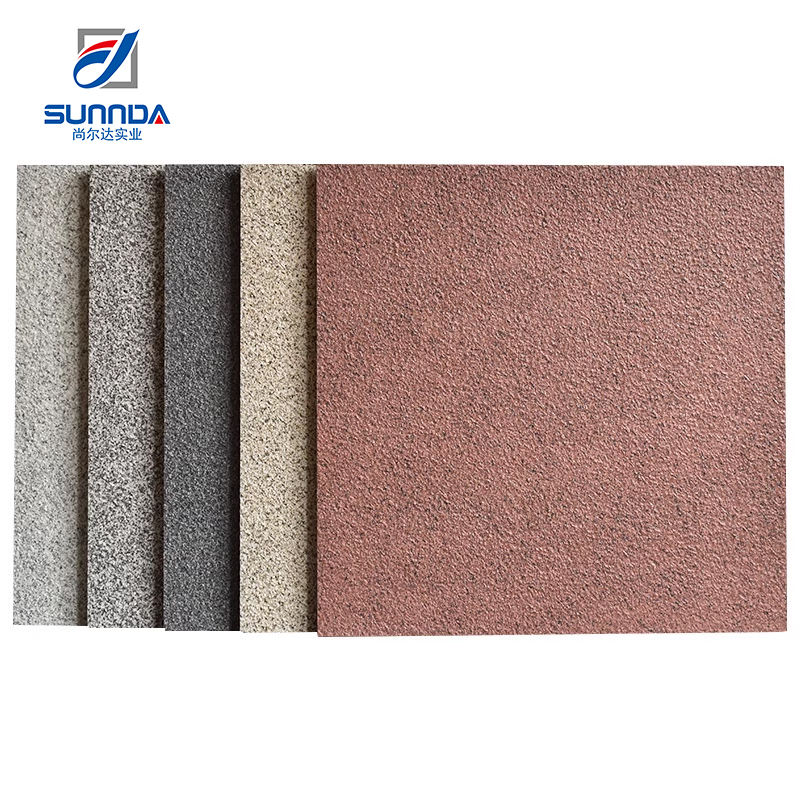 Gạch Lát Ngoài Trời Hồ Bơi Chống Trượt, Men Sứ Nhám Vân Xi Măng, Giả Đá Granite Cổ Điển