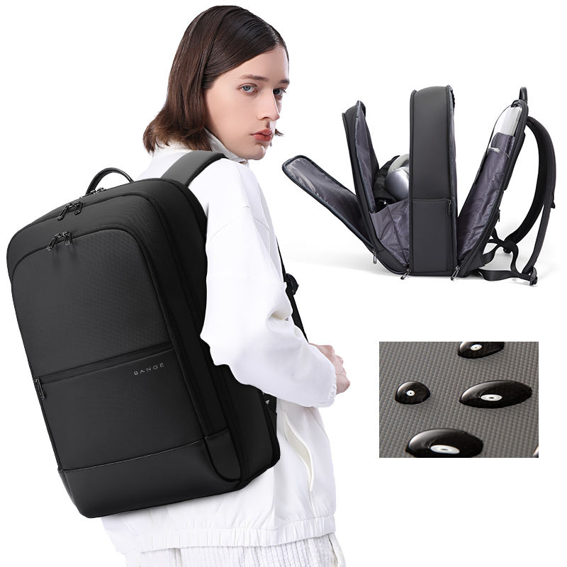 Ba lô đựng laptop Bange 17 inch bền bỉ, chất lượng cao, chống thấm nước, chống trộm, dành cho nam giới, sinh viên và công sở