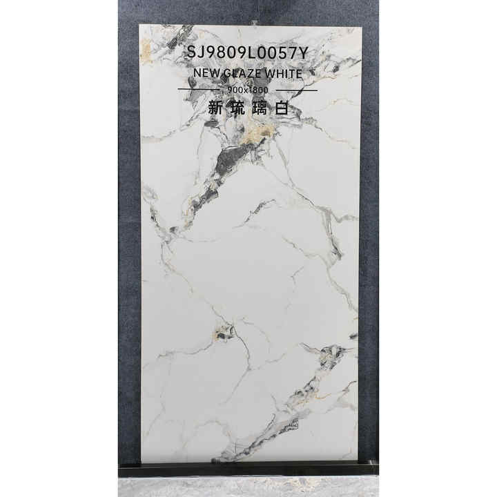 Đá Sintered Mặt Khóa Mờ Trắng 900x1800mm