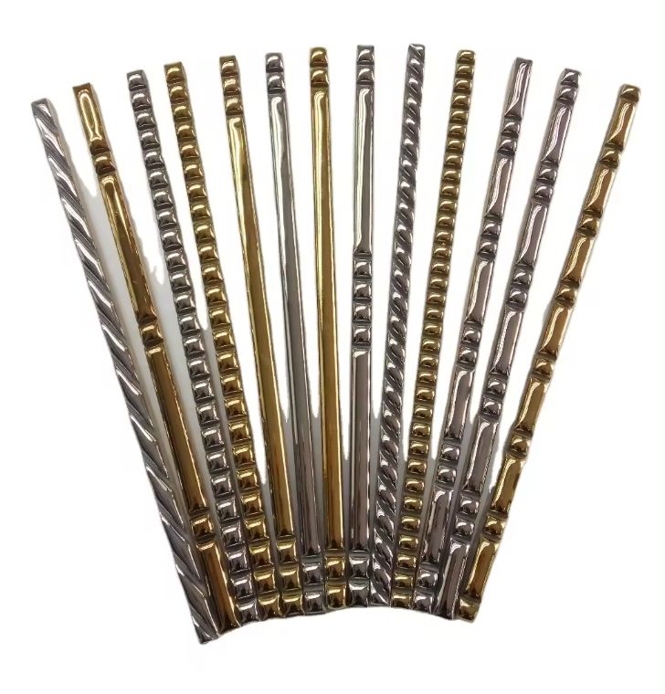 Gạch viền gốm kim loại mạ vàng trang trí 20x500mm cho phòng tắm
