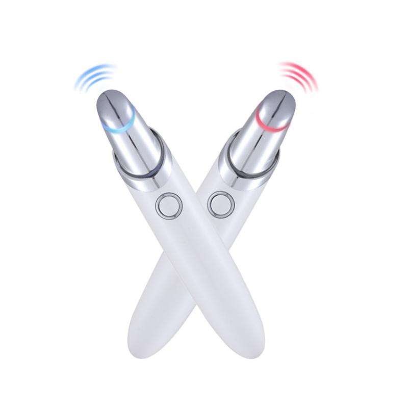 Bút massage mắt thông minh mini sạc lại dùng tại nhà, làm ấm 45 độ, loại bỏ bọng mắt và xóa quầng thâm