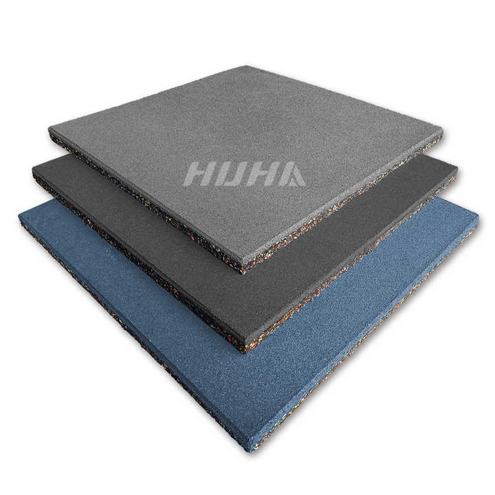 Tấm lót cao su chuyên nghiệp, chịu lực cao 50x50cm, chống trơn trượt, dùng cho phòng tập thể dục, ngoài trời, sân chơi, sân bóng chuyền