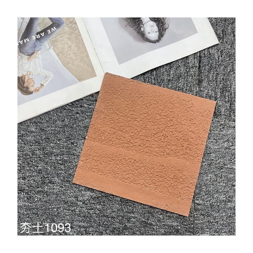 Tấm ốp tường mềm dẻo ngoại thất màu đỏ vân đá 3D kiểu đất nện