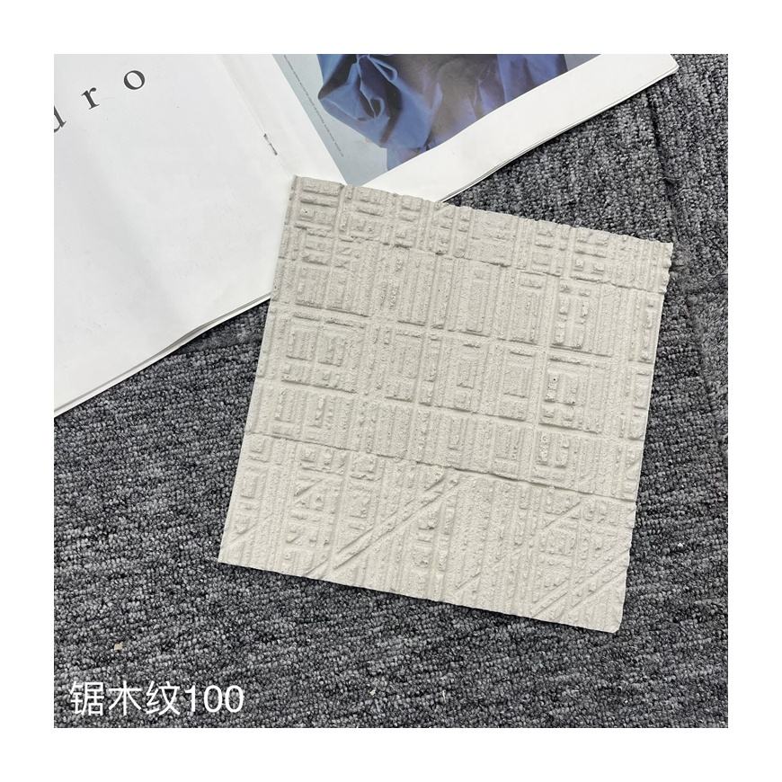 Tấm ốp tường đá mềm dẻo 3D vân xám trang trí Khách sạn Brain