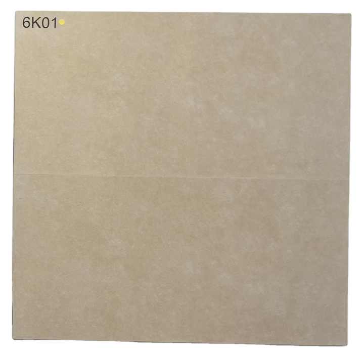 Gạch lát nền và ốp tường men sứ mài mờ màu be hiện đại Foshan 600x600