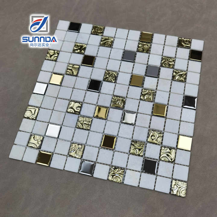 MOSAIC ĐÁ CỔNG GỐM MÀU ĐÁ CẨM THẠCH CAO CẤP