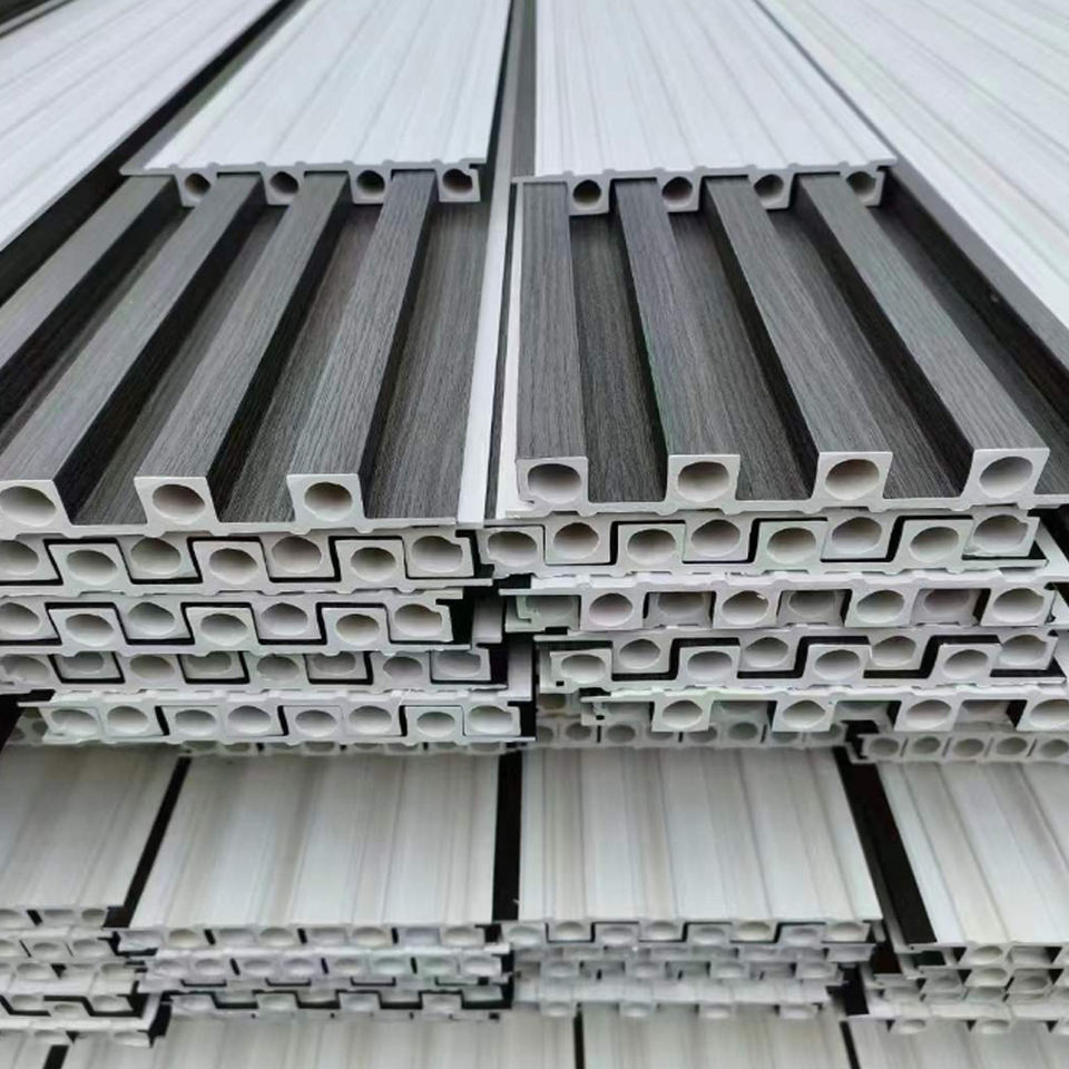 Tấm ốp tường WPC chất lượng cao, màu vân gỗ, nội thất cho khách sạn, văn phòng, nhà ở