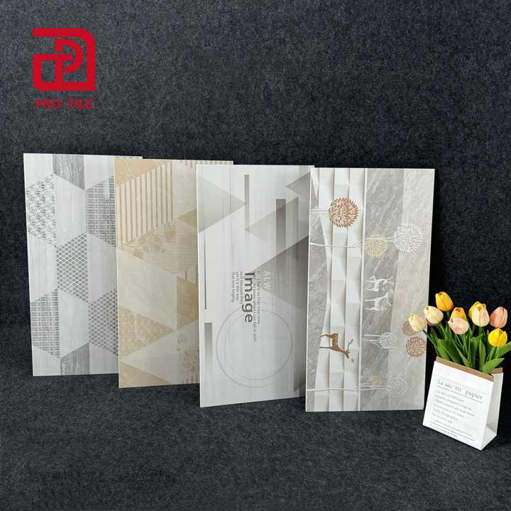 Gạch ốp tường nội thất 300x600mm in kỹ thuật số