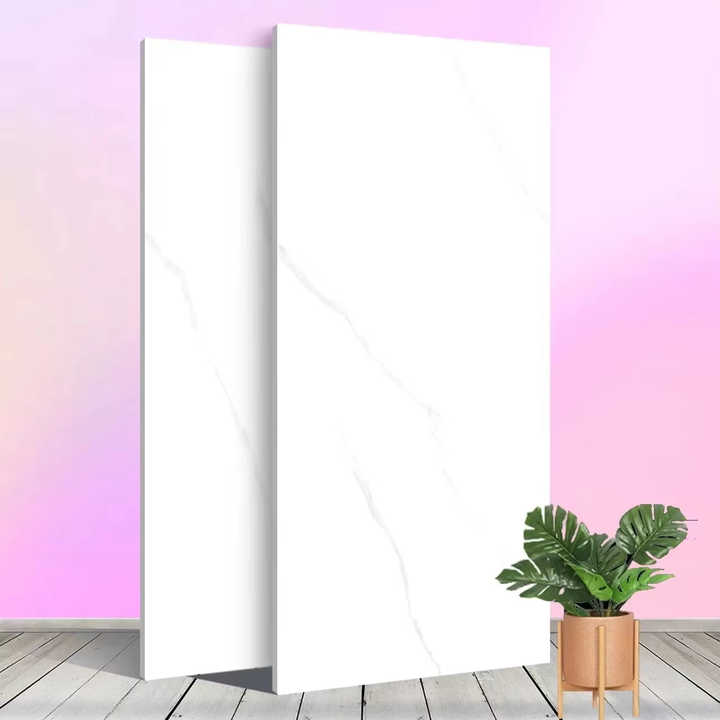 Gạch lát nền mạ bóng vân đá cẩm thạch kích thước 750*1500mm, thiết kế hiện đại