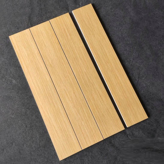 Gạch men gỗ gốm sứ toàn thân chỉnh lưu hiện đại phong cách rustic FOSHAN 20x100cm