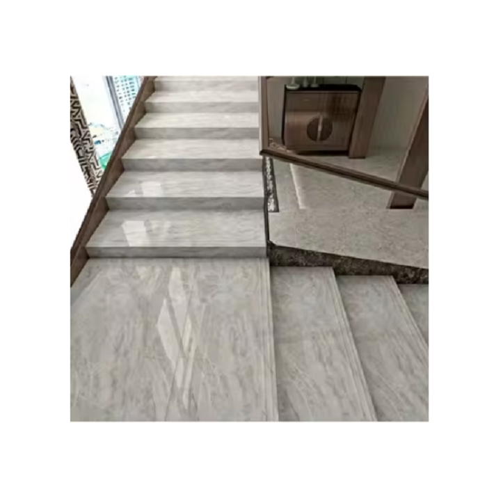 Cầu thang nổi hiện đại kiểu nhà máy, bậc gỗ chắc chắn, chống trơn