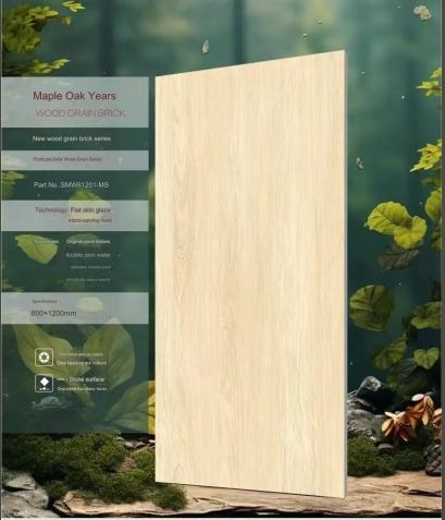 Gạch lát nền gỗ giả vân gỗ men vi khắc hiện đại 600*1200 chống trơn chống ẩm