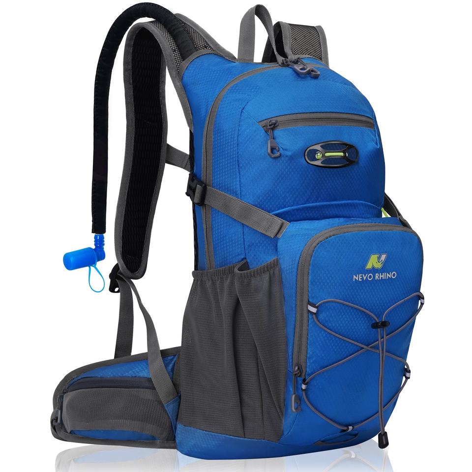 Ba lô cấp nước đạp xe ngoài trời, túi nước di động, bình nước đeo cổ chống thấm nước thân thiện với môi trường