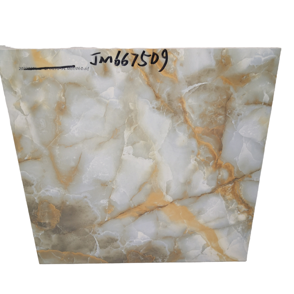 Gạch lát nền và ốp tường sứ giả gỗ và đá cẩm thạch hiện đại 600x600mm